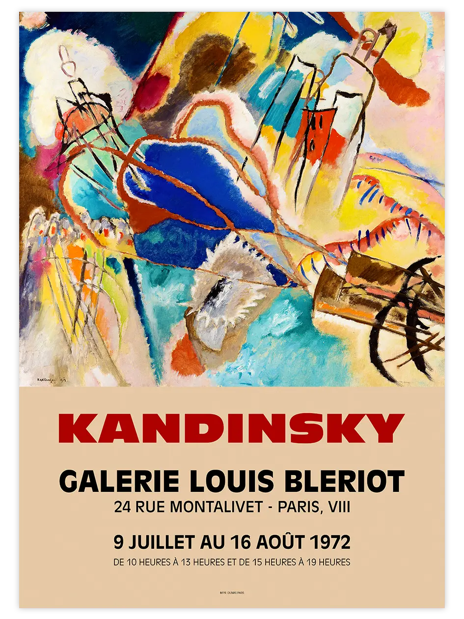 Kandinsky Afiş N16 - Art Print Ünlü Ressamlar Poster