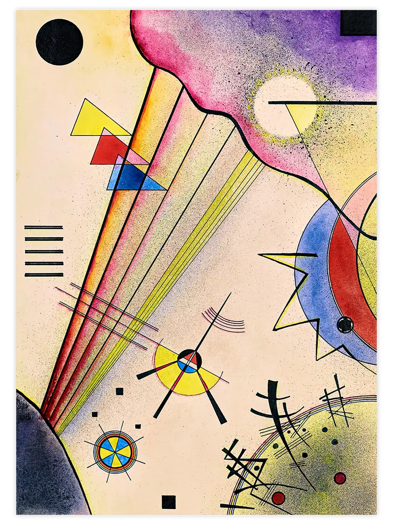 Kandinsky Clear Connection - Art Print Ünlü Ressamlar Poster
