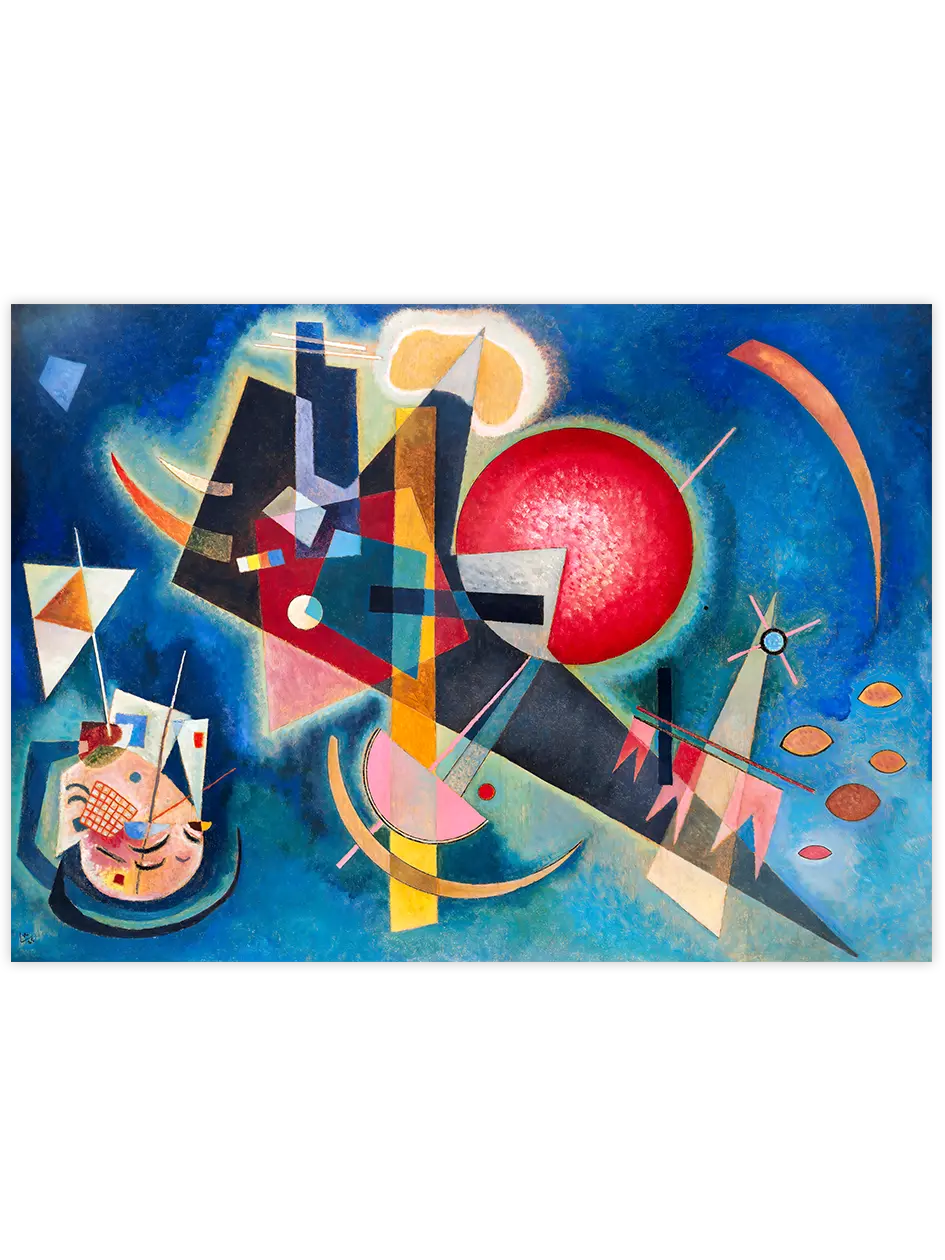 Wassily Kandinsky In The Blue - Art Print Ünlü Ressamlar Poster