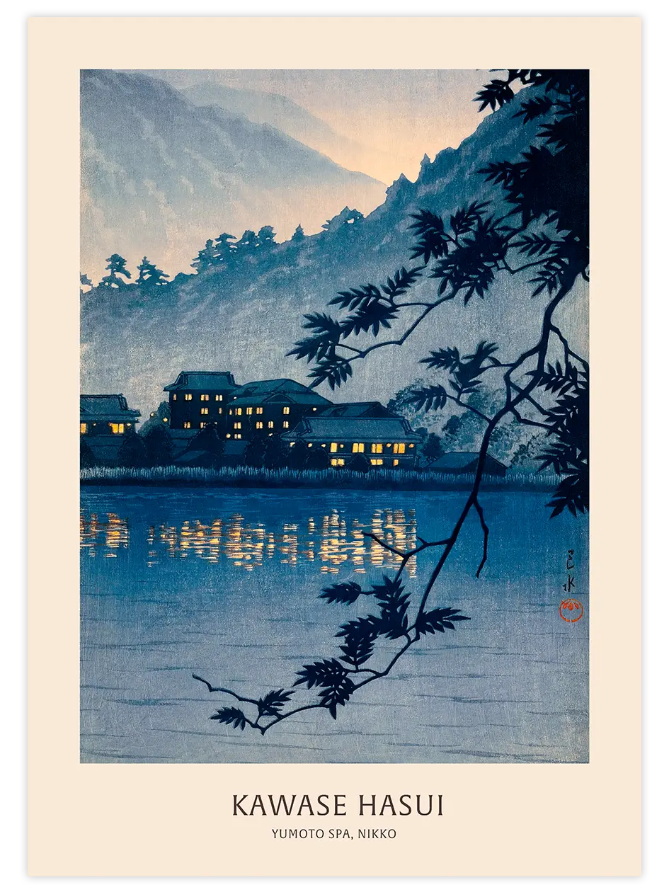 Kawase Yumoto Spa - Art Print Ünlü Ressamlar Poster
