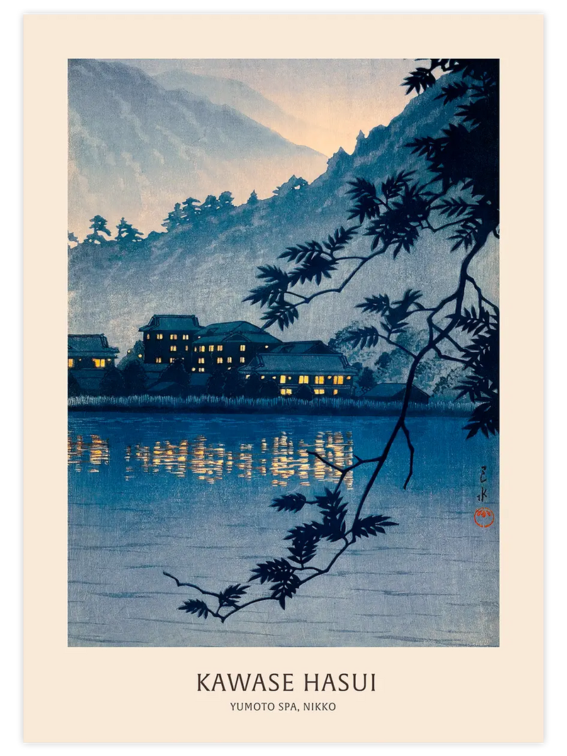Kawase Yumoto Spa - Art Print Ünlü Ressamlar Poster