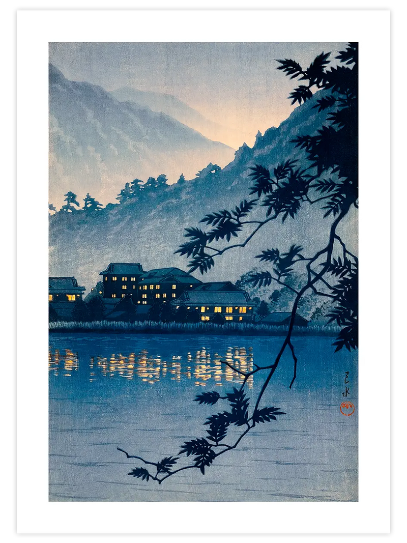 Kawase Yumoto Hot Spring, Nikko - Art Print Ünlü Ressamlar Poster