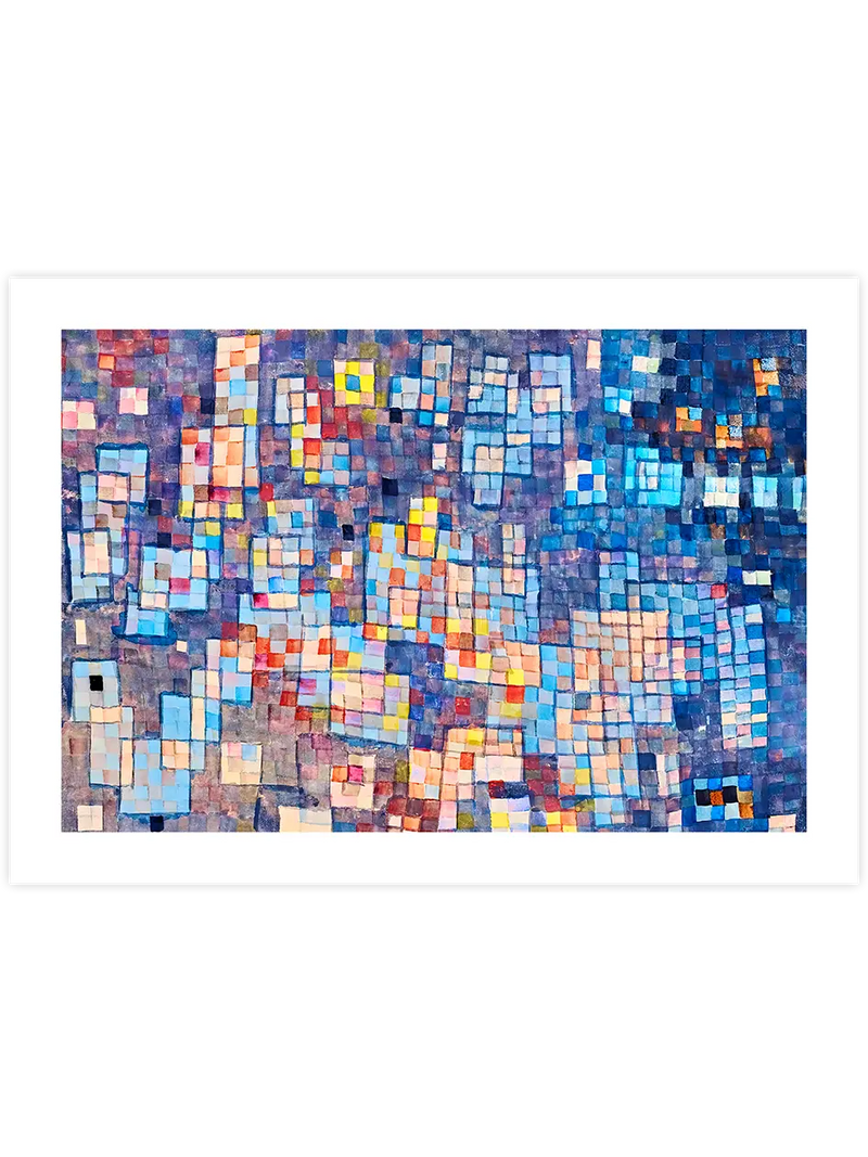 Klee Glashäuser Viertel - Art Print Ünlü Ressamlar Poster