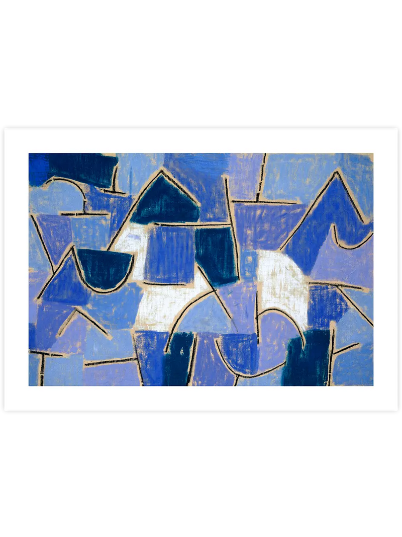 Klee Blue Night - Art Print Ünlü Ressamlar Poster