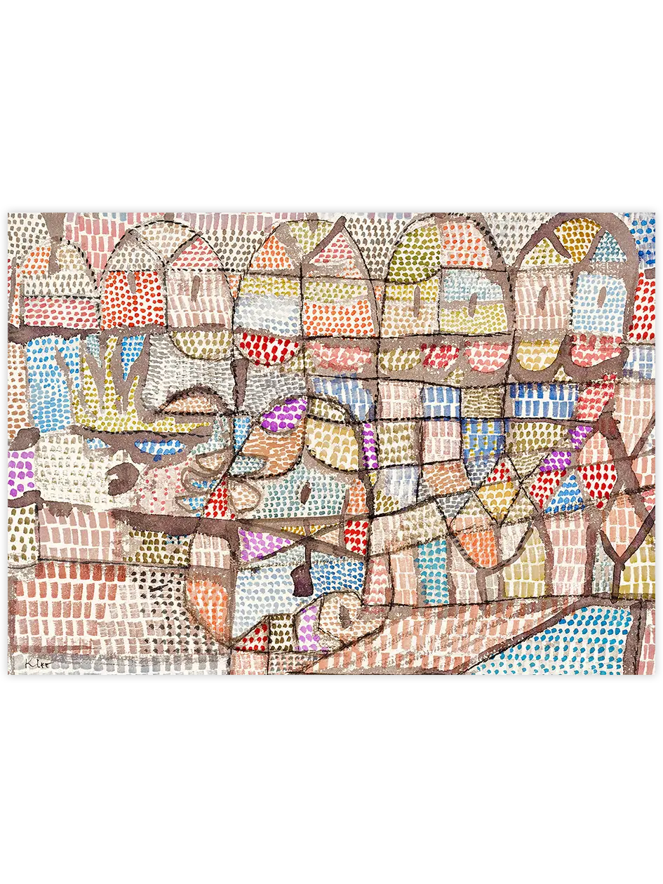 Klee Fertile Well Ordered - Art Print Ünlü Ressamlar Poster