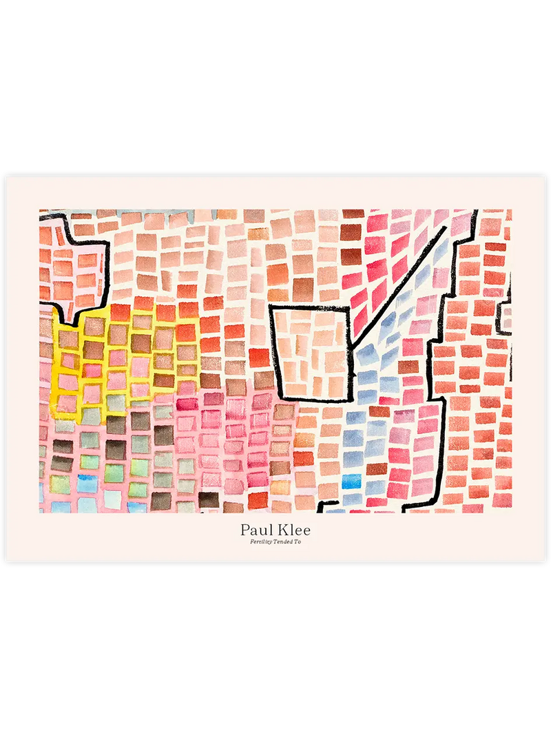 Klee Doğurganlığa Yönelik - Art Print Ünlü Ressamlar Poster