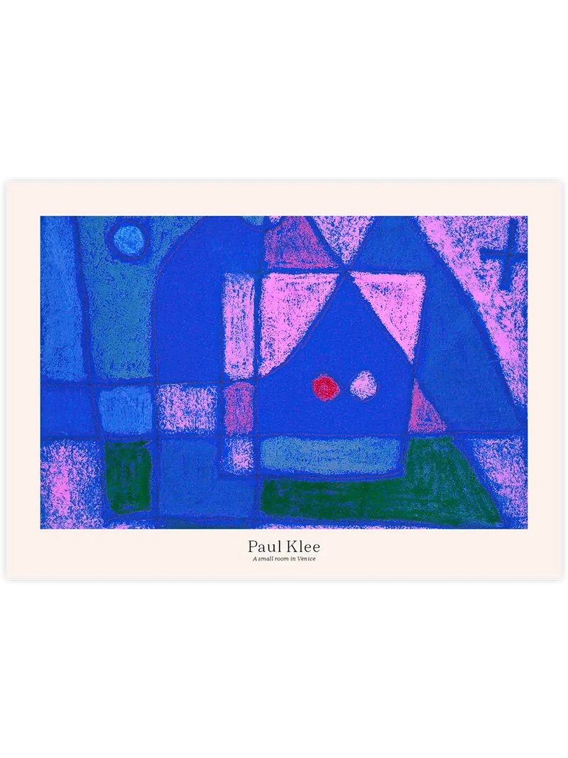 Klee Venedik'te Küçük Bir Oda - Art Print Ünlü Ressamlar Poster