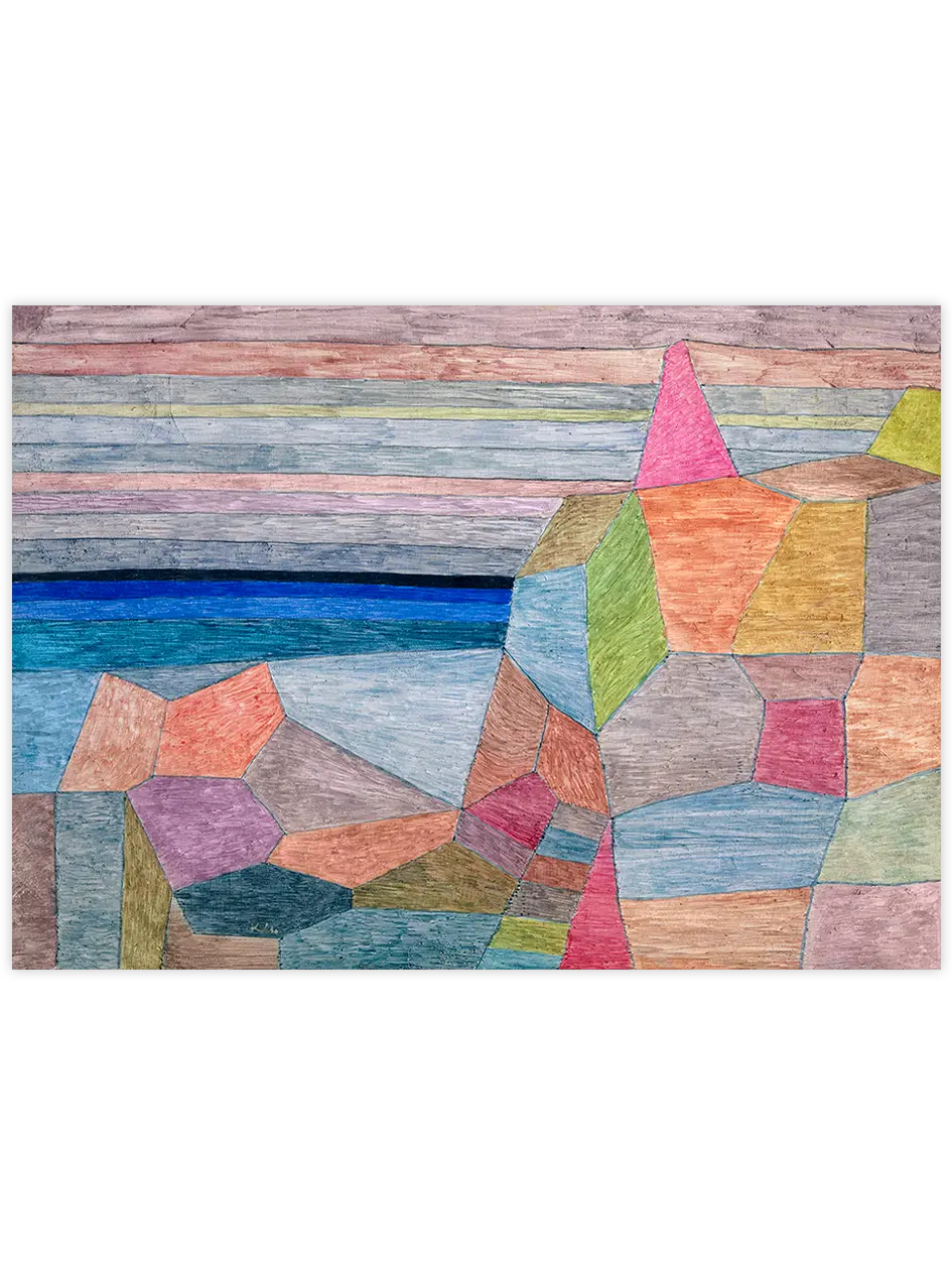Paul Klee Abstract - Art Print Ünlü Ressamlar Poster
