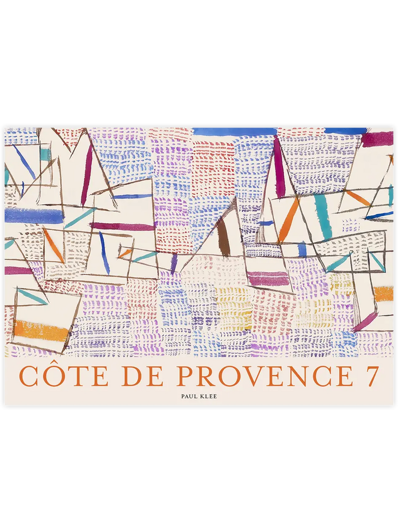 Paul Klee Côte de Provence 7 - Art Print Ünlü Ressamlar Poster