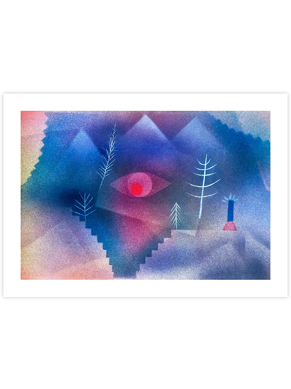 Klee Glance of a Landscape - Art Print Ünlü Ressamlar Poster