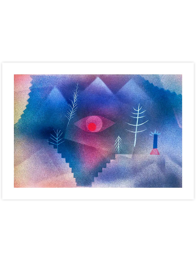 Klee Glance of a Landscape - Art Print Ünlü Ressamlar Poster