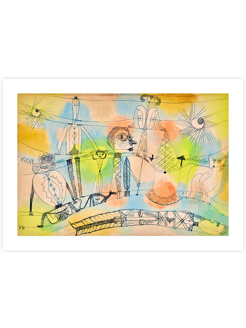 Klee Drama Aktschluss - Art Print Ünlü Ressamlar Poster