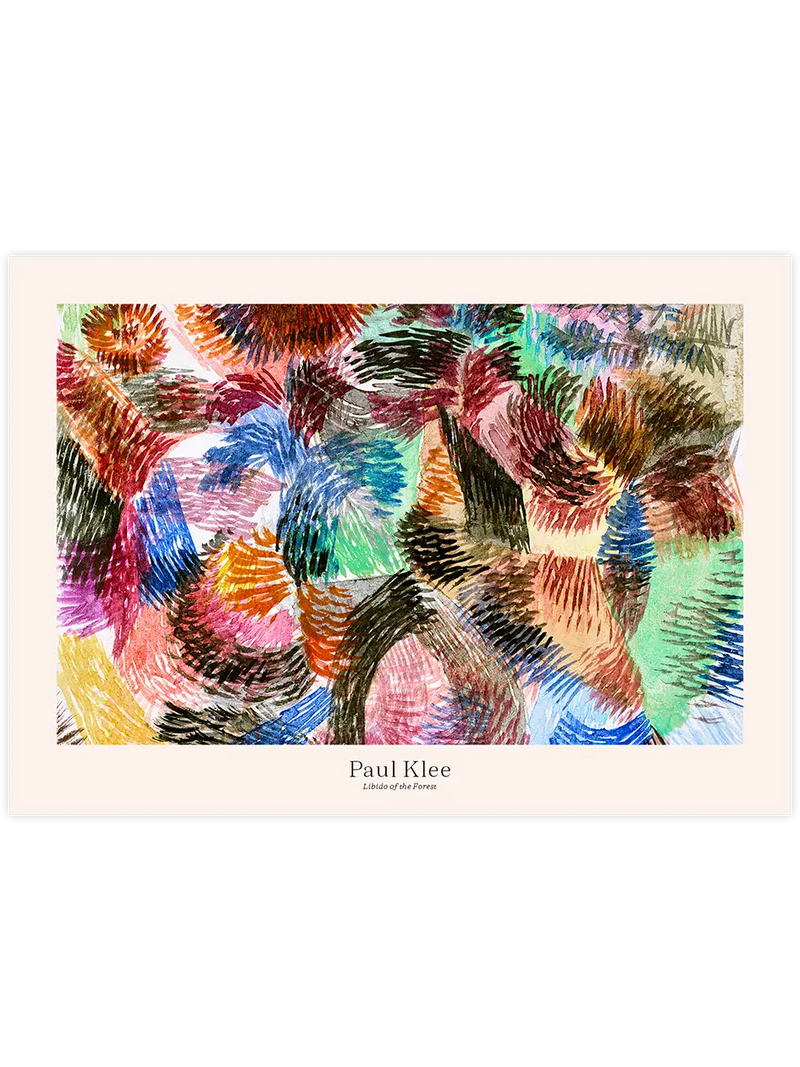Klee Libido of the Forest - Art Print Ünlü Ressamlar Poster