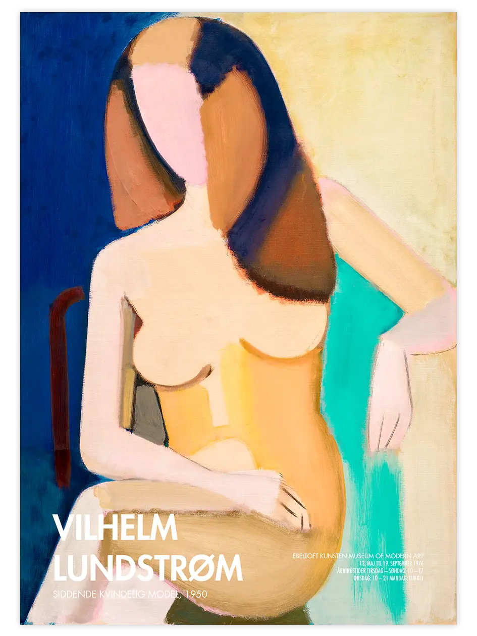 Vilhelm Lundstrom Afiş N2 - Art Print Ünlü Ressamlar Poster