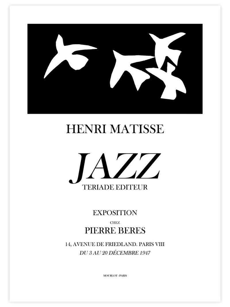 Matisse Jazz Afiş - Art Print Ünlü Ressamlar Poster