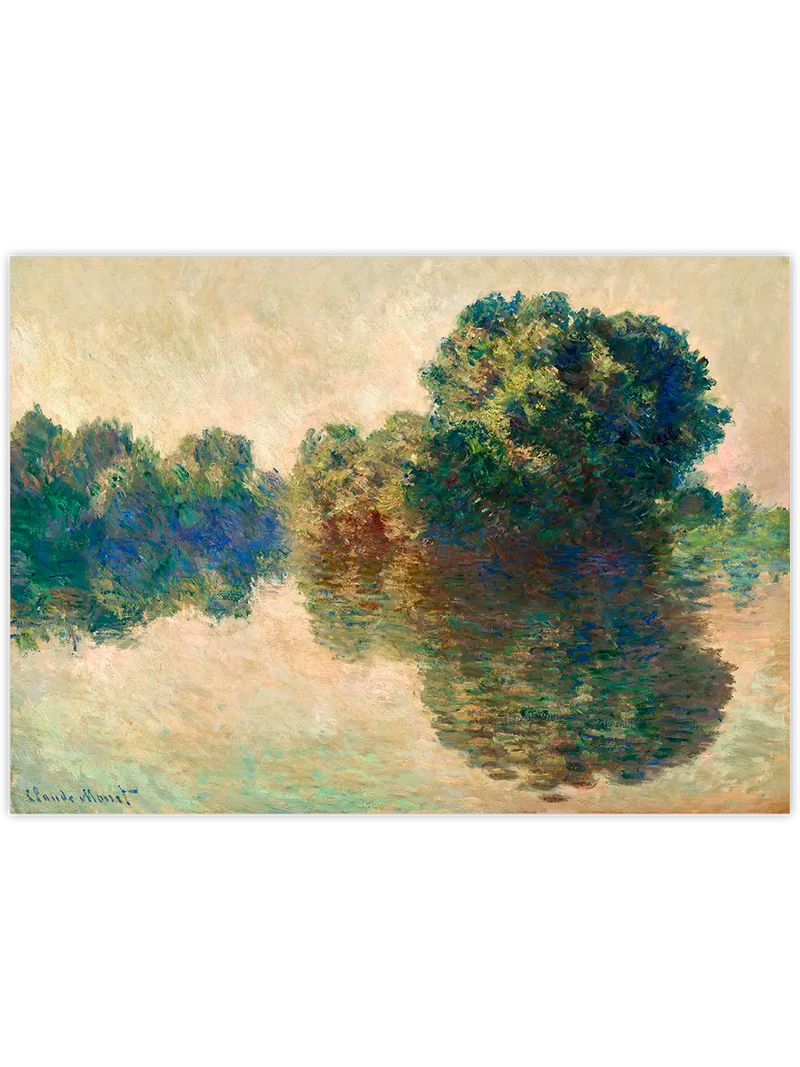 Monet The Seine at Giverny - Art Print Ünlü Ressamlar Poster