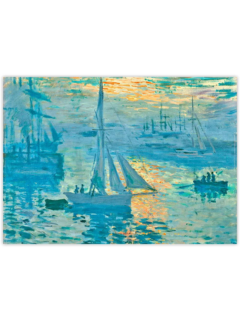 Monet Gündoğumu (Deniz) - Art Print Ünlü Ressamlar Poster