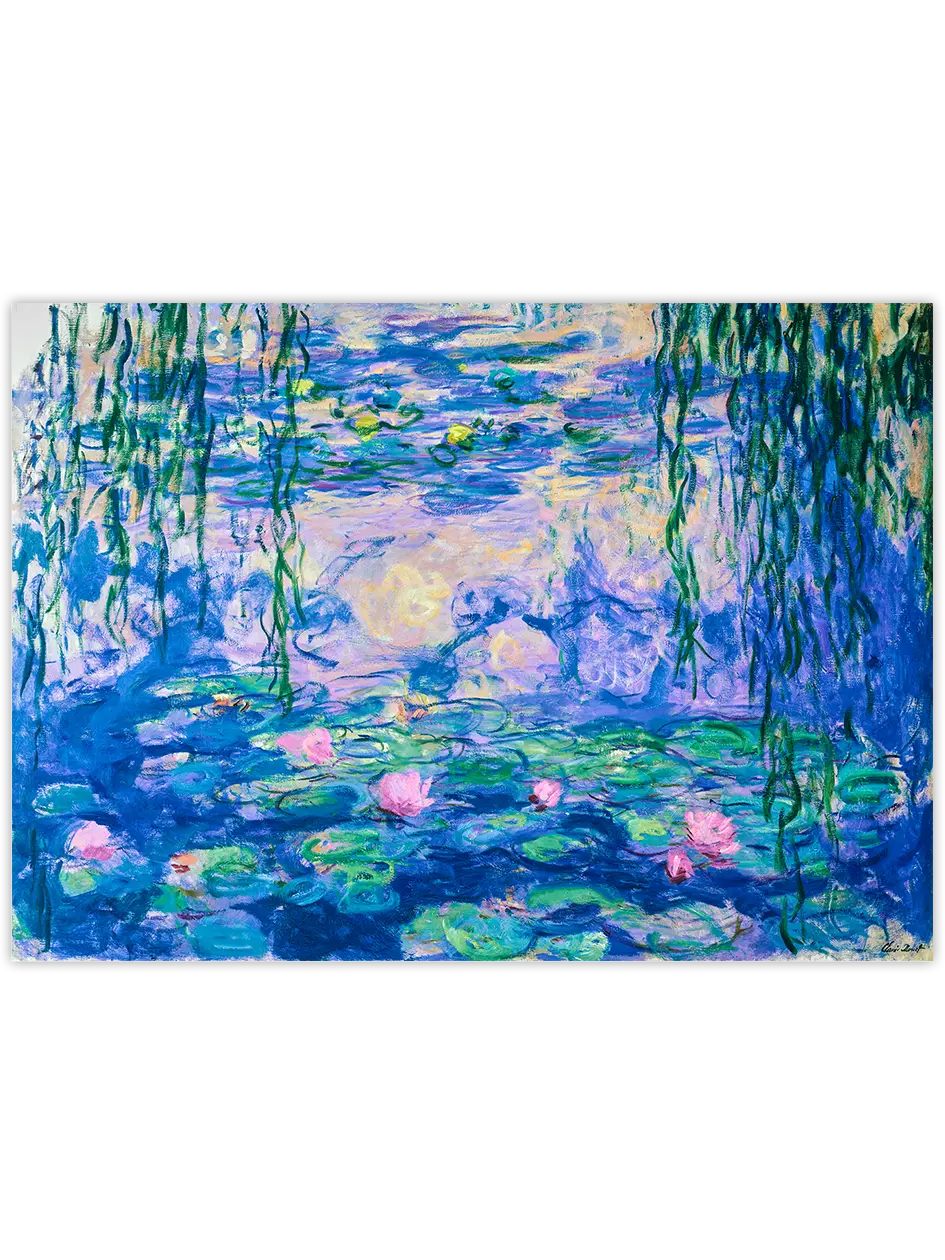Monet Water Lilies - Art Print Ünlü Ressamlar Poster