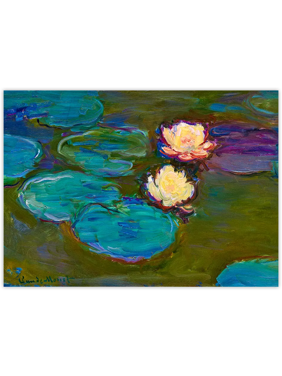 Monet Nympheas - Art Print Ünlü Ressamlar Poster