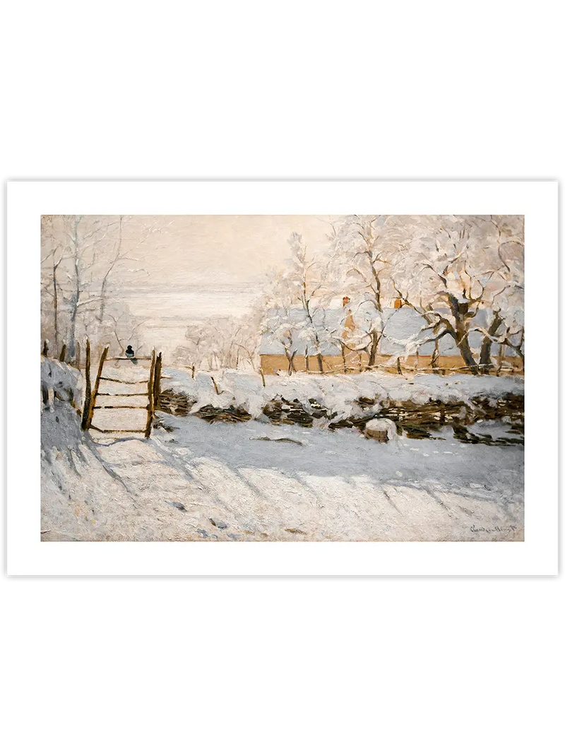 Claude Monet The Magpie - Art Print Ünlü Ressamlar Poster