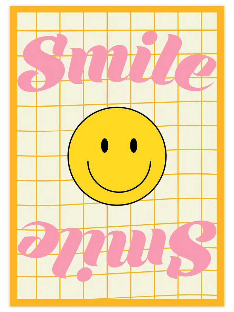 Smile - Art Print Mutfak Poster