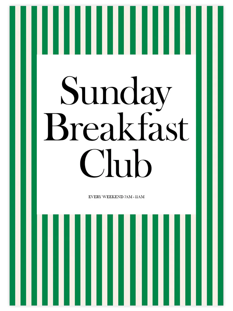 Breakfast Club - Art Print Mutfak Poster