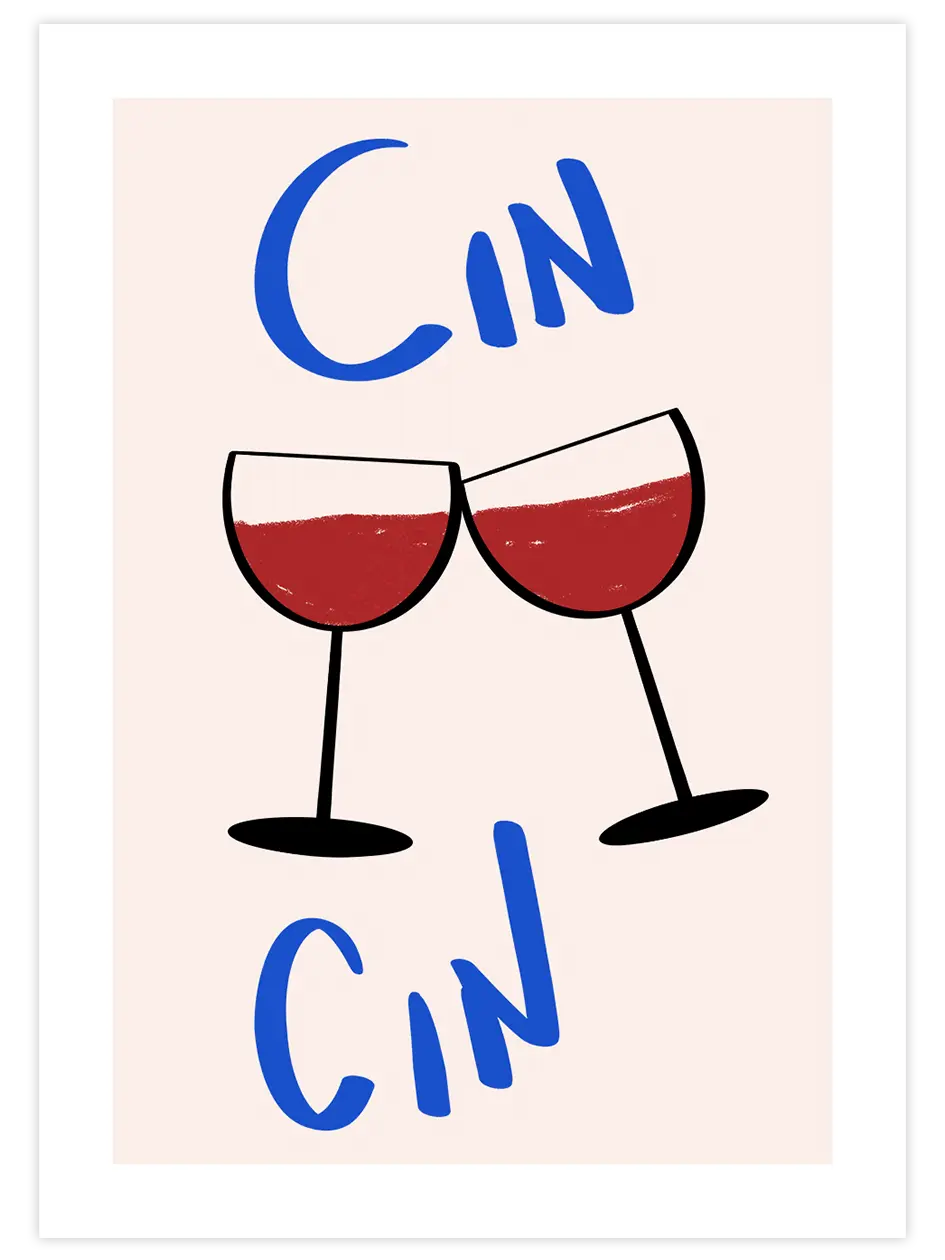 Çin Çin - Art Print Mutfak Poster