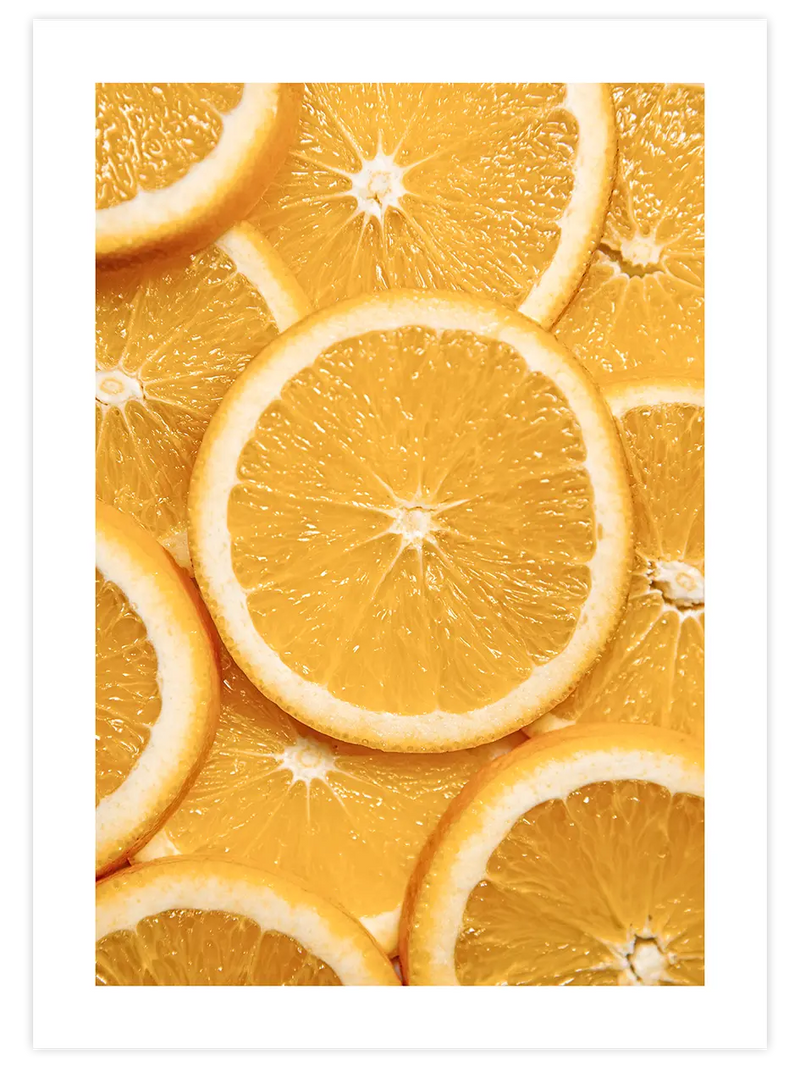 Portakal Dilimleri - Art Print Fotoğraflar Poster