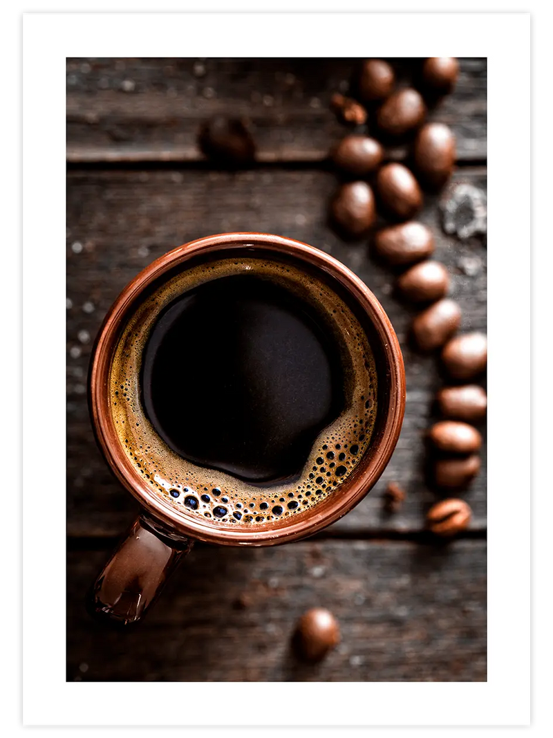 Un Café Noir - Art Print Fotoğraflar Poster