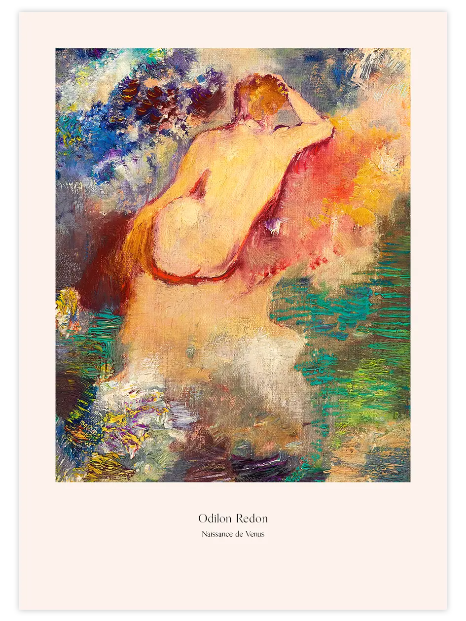 Odilon Redon Naissance de Venus - Art Print Ünlü Ressamlar Poster