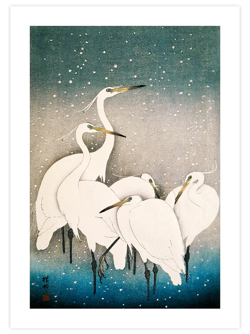 Ohara Koson N17 - Art Print Ünlü Ressamlar Poster