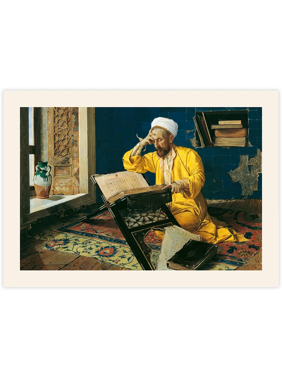 Osman Hamdi Bey İlahiyatçı - Art Print Ünlü Ressamlar Poster