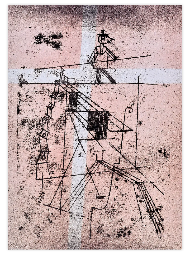 Klee İp Cambazı - Art Print Ünlü Ressamlar Poster