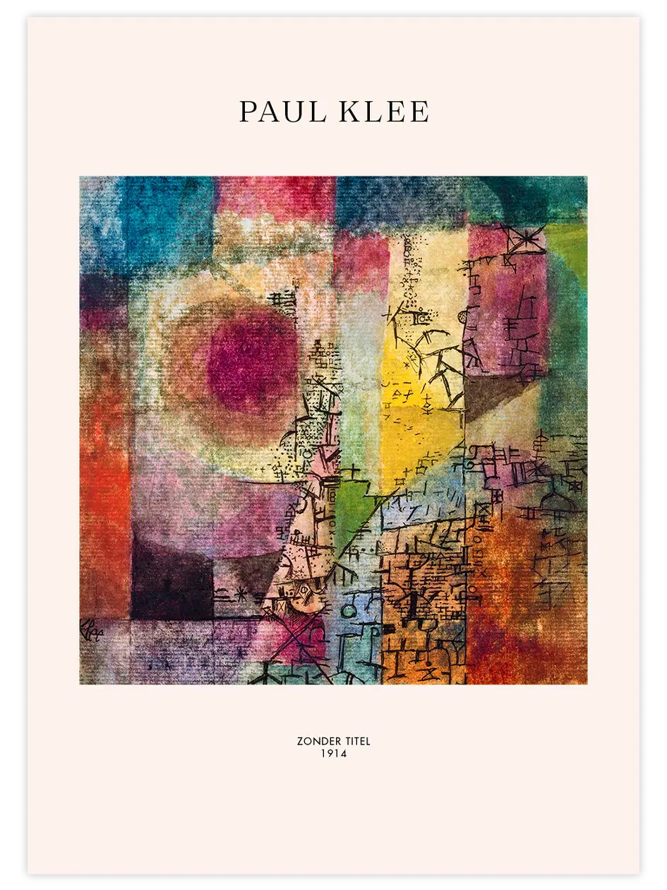Klee Untitled - Art Print Ünlü Ressamlar Poster