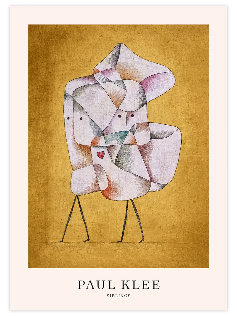 Klee Siblings - Art Print Ünlü Ressamlar Poster