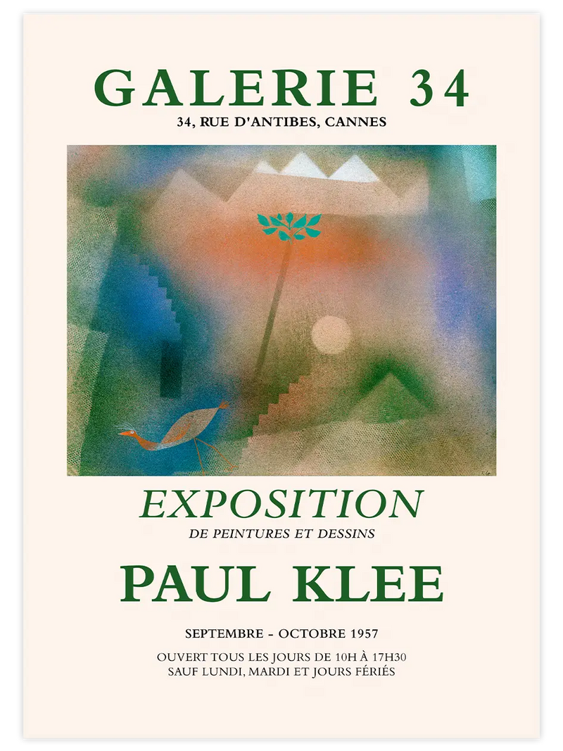 Paul Klee Afiş N13 - Art Print Ünlü Ressamlar Poster