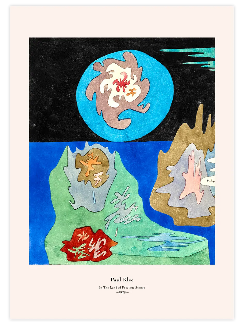 Klee In The Land of Precious Stones - Art Print Ünlü Ressamlar Poster