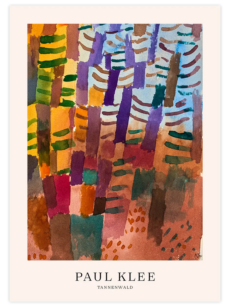 Klee Tannenwald - Art Print Ünlü Ressamlar Poster