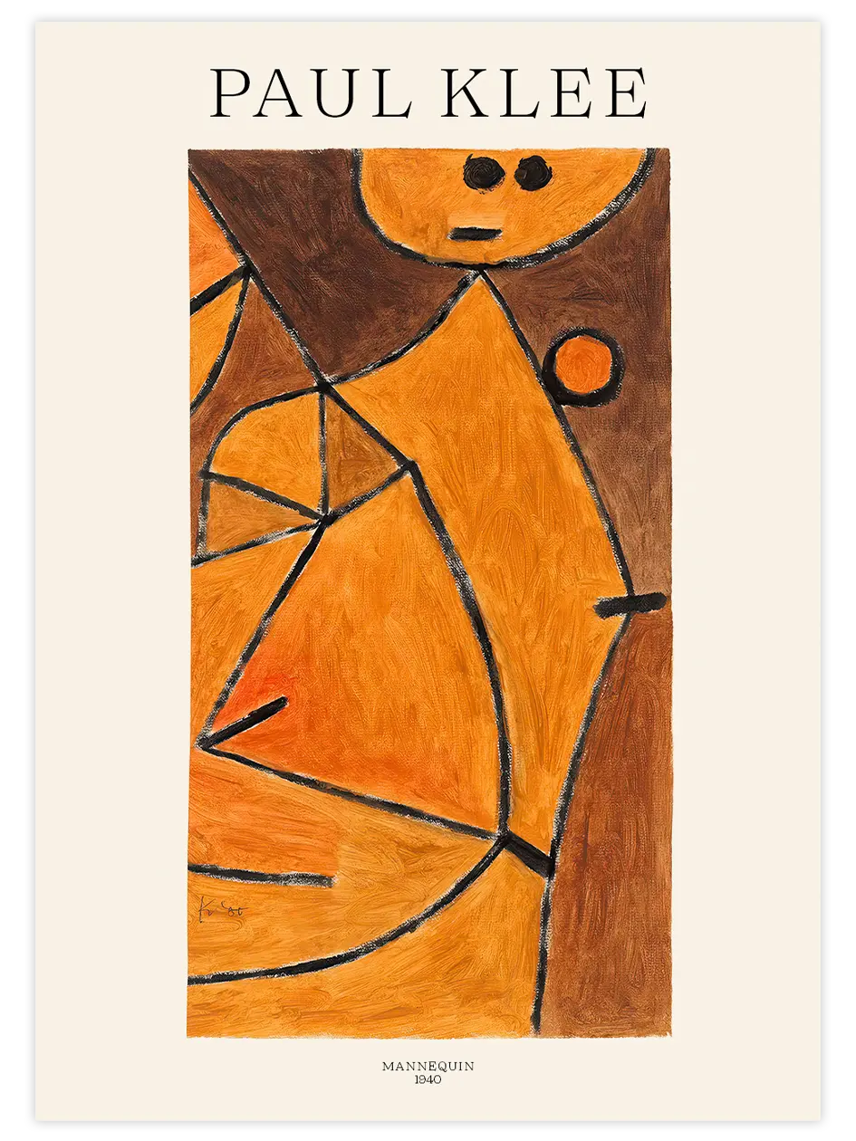 Paul Klee Mannequin - Art Print Ünlü Ressamlar Poster