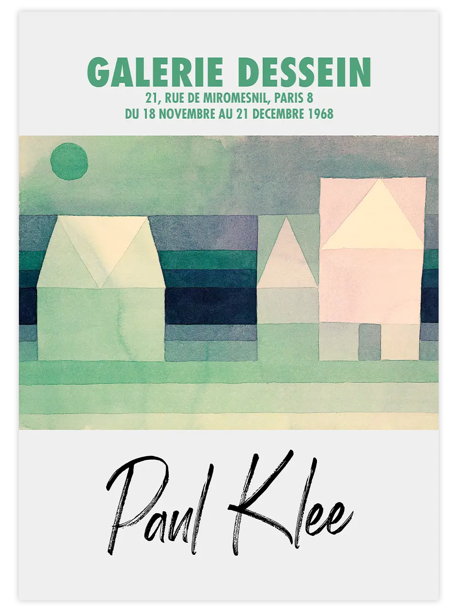 Paul Klee Afiş N1 - Art Print Ünlü Ressamlar Poster