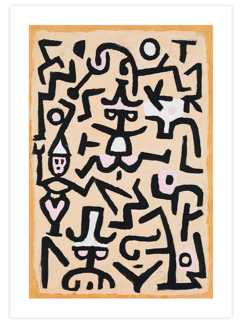 Paul Klee Art N2 - Art Print Ünlü Ressamlar Poster