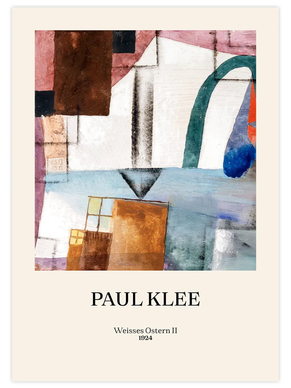 Paul Klee White Easter N2 - Art Print Ünlü Ressamlar Poster