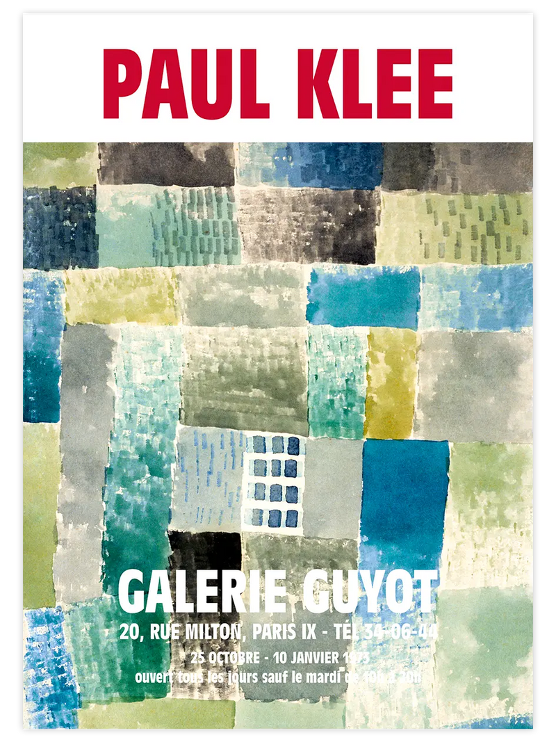Paul Klee Afiş N4 - Art Print Ünlü Ressamlar Poster