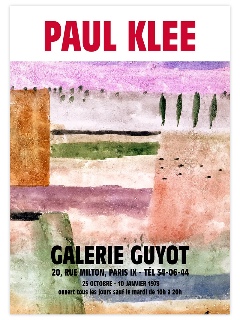 Paul Klee Afiş N3 - Art Print Ünlü Ressamlar Poster