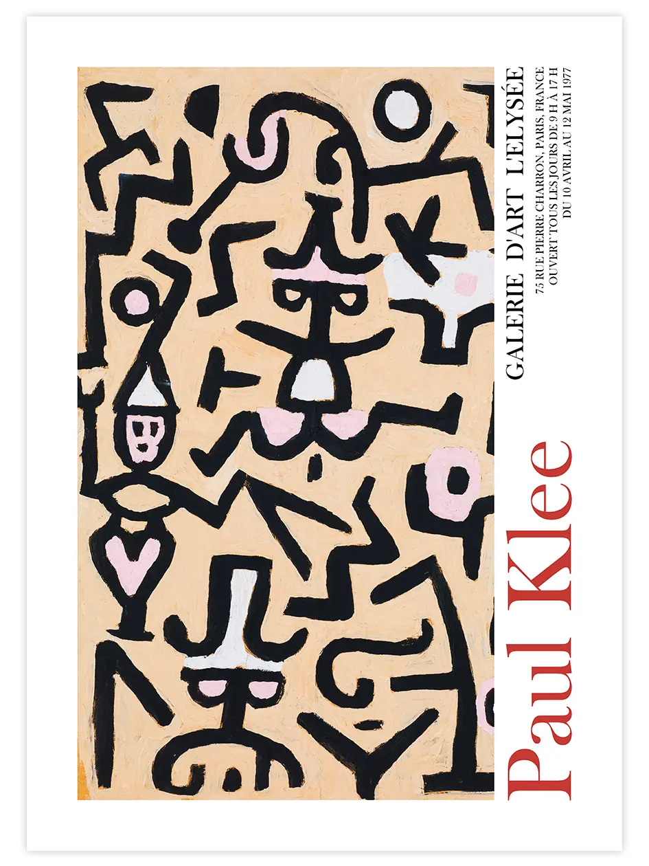 Paul Klee Afiş N11 - Art Print Ünlü Ressamlar Poster