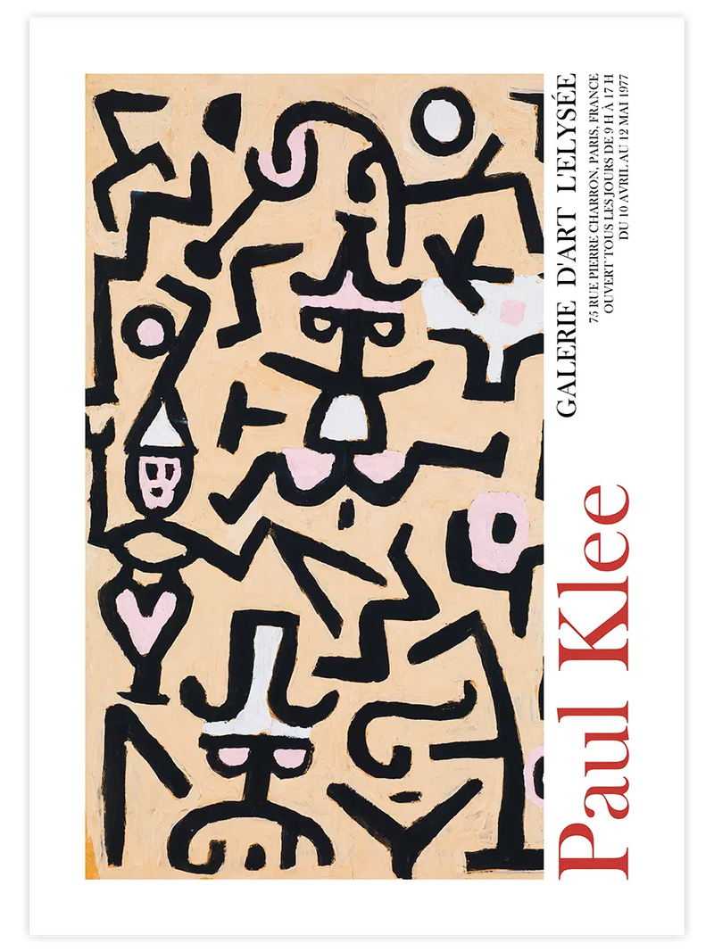 Paul Klee Afiş N11 - Art Print Ünlü Ressamlar Poster