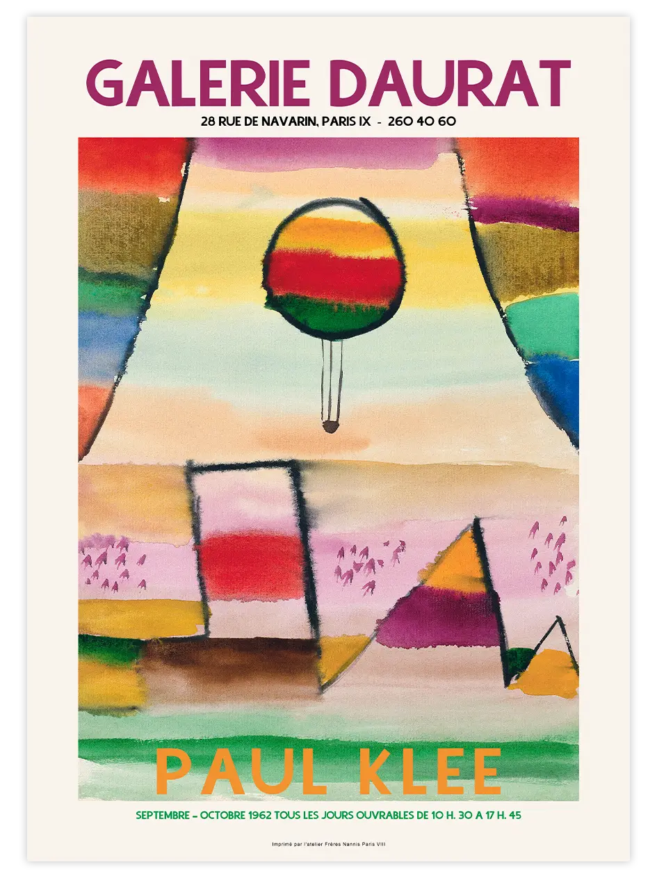 Paul Klee Afiş N14 - Art Print Ünlü Ressamlar Poster