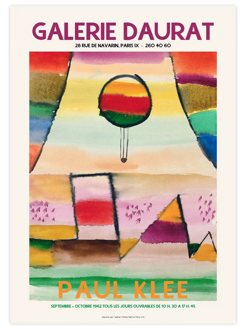 Paul Klee Afiş N14 - Art Print Ünlü Ressamlar Poster