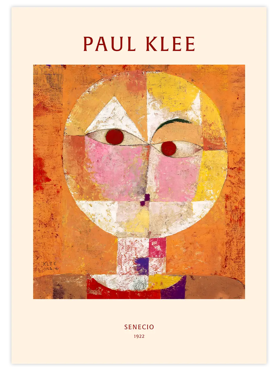 Paul Klee Senecio - Art Print Ünlü Ressamlar Poster