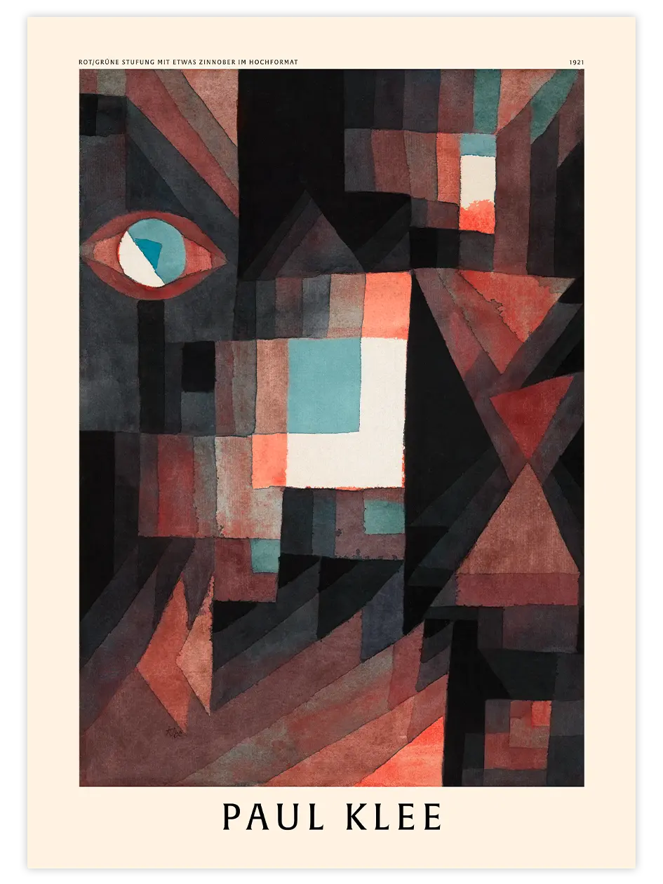 アート・デザイン・音楽 Paul Klee Paul Klee Abstract | Sanat Posteri